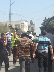 I palestinesi in marcia contro l'occupazione